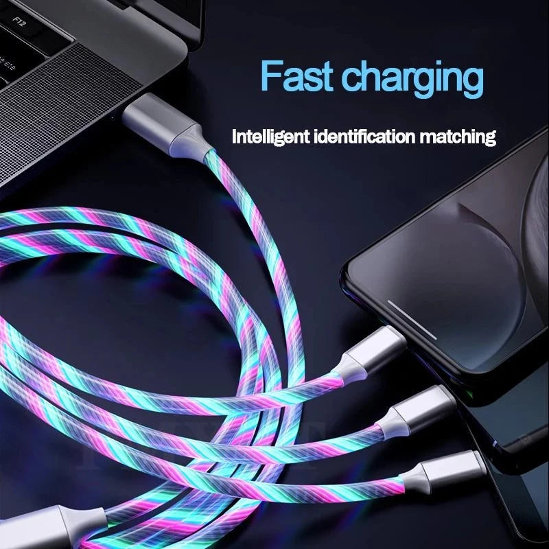 3-in-1 LED Fast Charging Cable