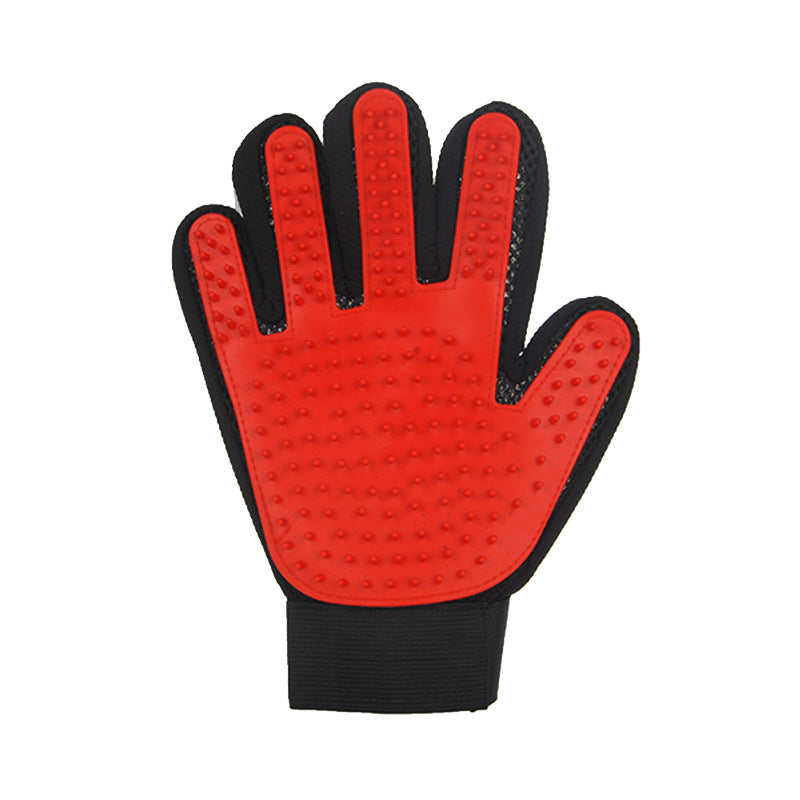 Rubber Pet Grooming Glove