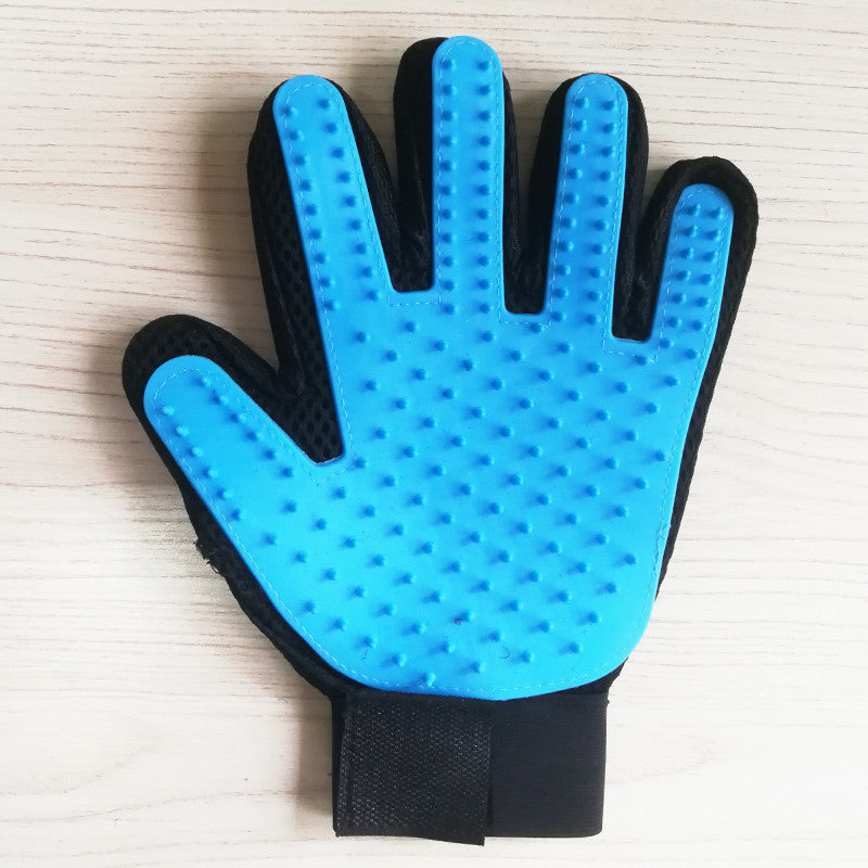 Rubber Pet Grooming Glove