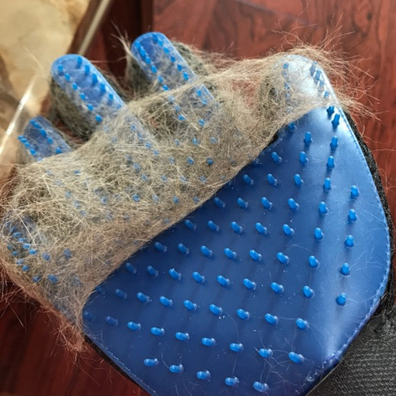 Rubber Pet Grooming Glove