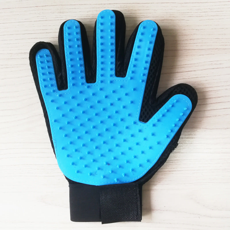 Rubber Pet Grooming Glove