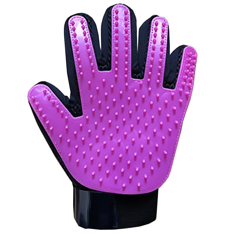 Rubber Pet Grooming Glove