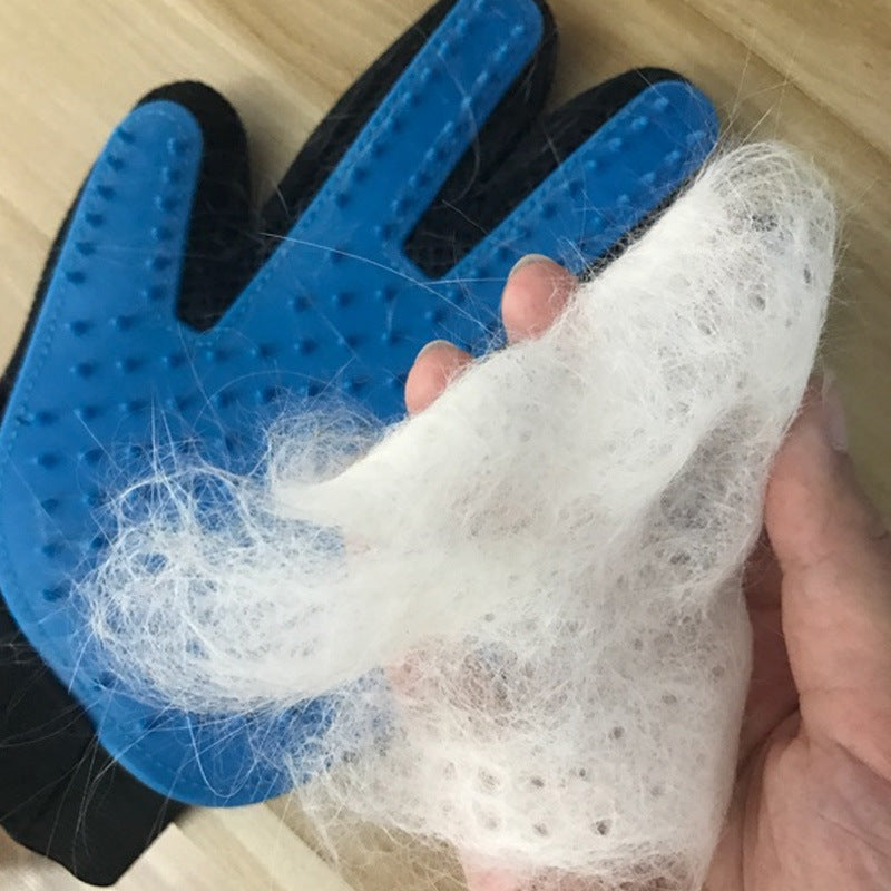 Rubber Pet Grooming Glove