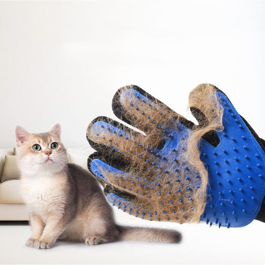 Rubber Pet Grooming Glove