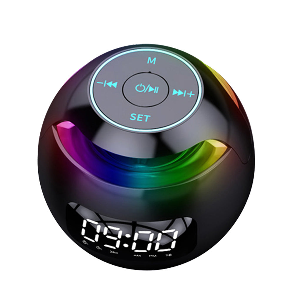 LED Bluetooth Speaker with Digital Alarm Clock