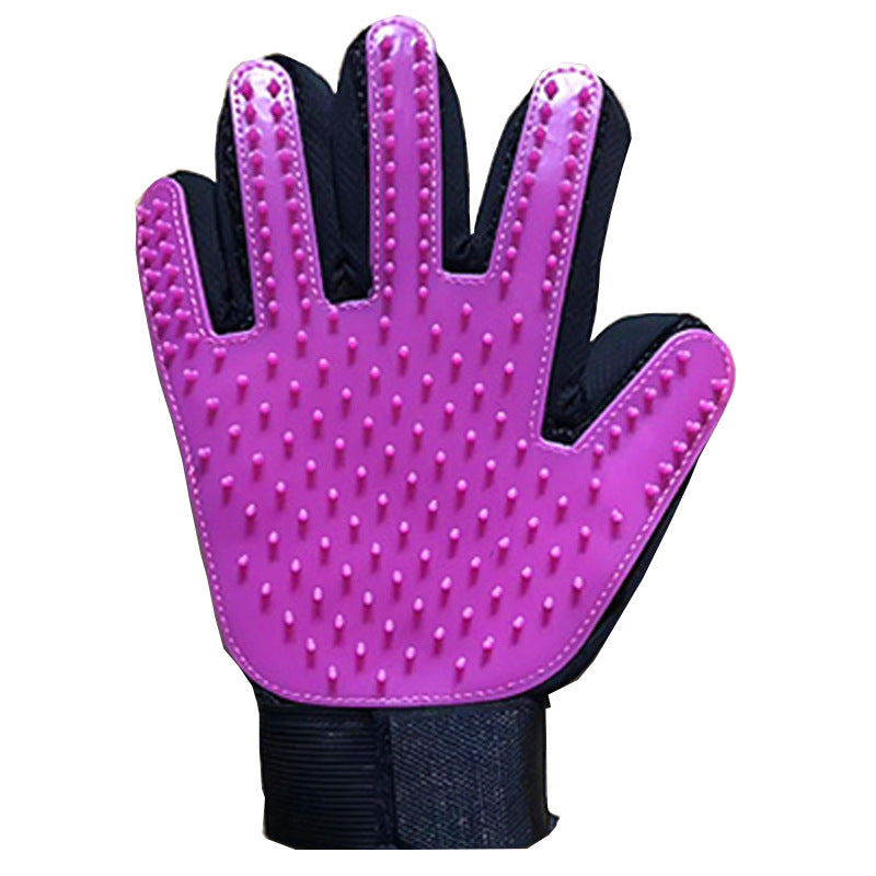 Rubber Pet Grooming Glove