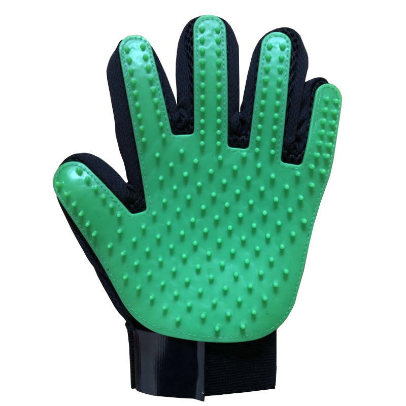 Rubber Pet Grooming Glove